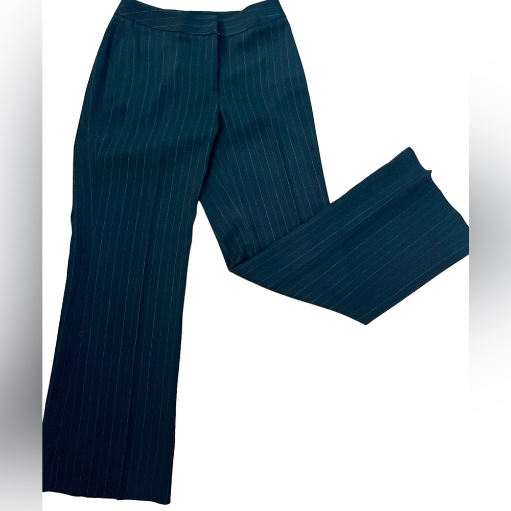 Caslon Women Pin Stripe Black Dress Pants Size 0